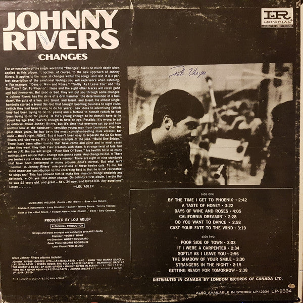 Johnny Rivers - Changes
