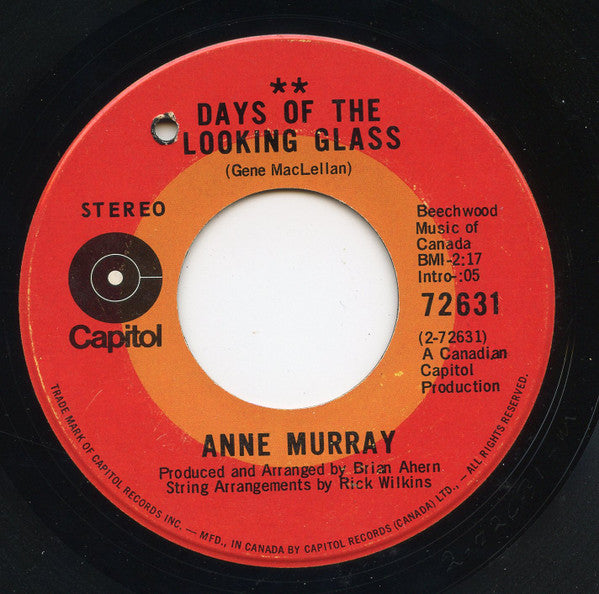 Anne Murray - Sing High - Sing Low / Days Of The Looking Glass