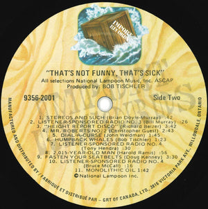 National Lampoon - That's Not Funny, That's Sick - 1977