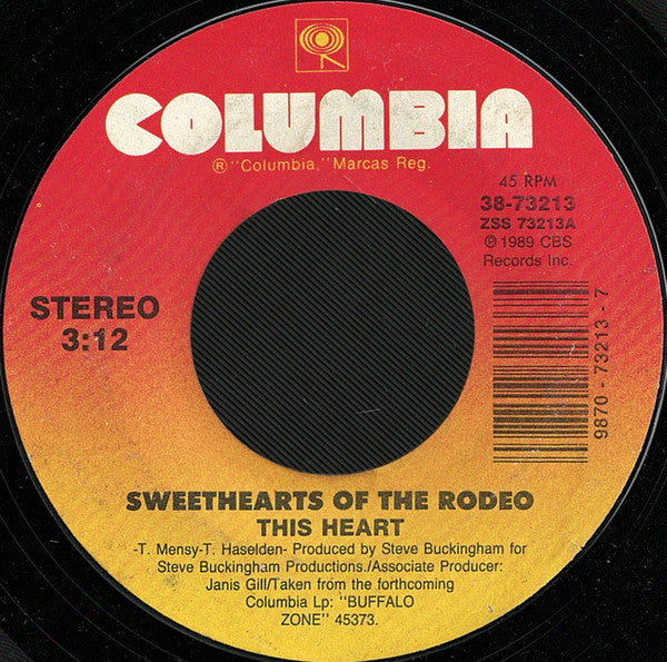 Sweethearts Of The Rodeo - This Heart