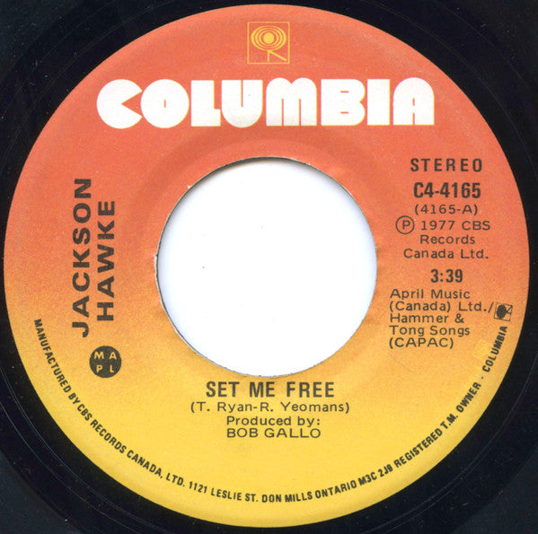 Jackson Hawke - Set Me Free - 1977