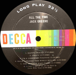 Jack Greene - All The Time - 1967