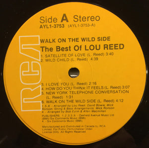 Lou Reed - Walk On The Wild Side - The Best Of Lou Reed - 1980