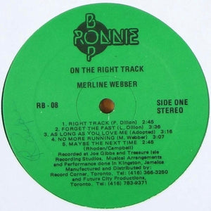 Marlene Webber - On The Right Track