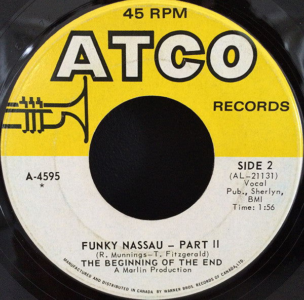 Beginning Of The End, The - Funky Nassau - Part I / Funky Nassau - Part II - 1971
