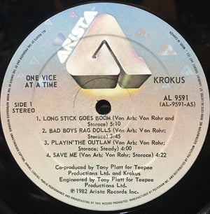 Krokus - One Vice At A Time - 1982