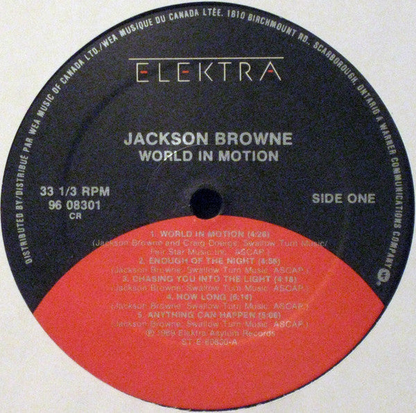Jackson Browne - World In Motion