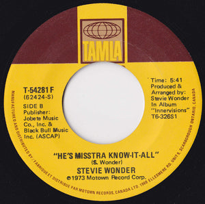 Stevie Wonder - Sir Duke / He's Misstra Know-It-All