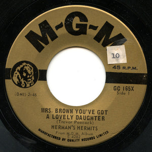Herman's Hermits - Mrs. Brown You've Got A Lovely Daughter / Sea Cruise