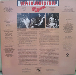 Oliver Jones Trio - Live At Biddles - 1983