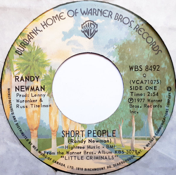 Randy Newman - Short People - 1977