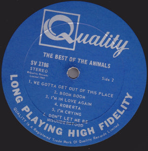 Animals, The - The Best Of The Animals - 1965