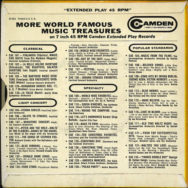 Richard Crooks (2) - Old Folks At Home / Beautiful Dreamer / Come Where My Love Lies Dreaming / De Camptown Races