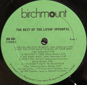 Lovin' Spoonful, The - The Best Of The Lovin' Spoonful - 1973