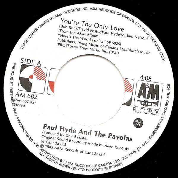 Payola$ - You're The Only Love - 1985