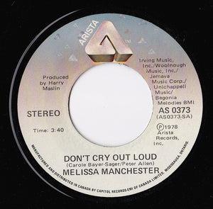Melissa Manchester - Don't Cry Out Loud - 1978