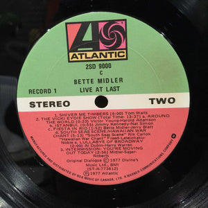 Bette Midler - Live At Last