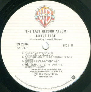 Little Feat - The Last Record Album - 1979
