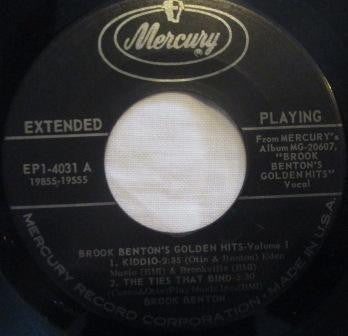 Brook Benton - Golden Hits Vol.1 Vinyl Record