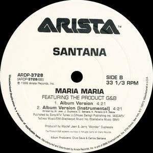Santana Featuring Product G&B, The - Maria Maria - 1999