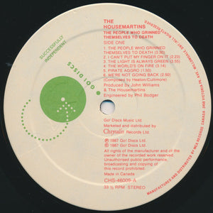 Housemartins, The - The People Who Grinned Themselves To Death - 1987