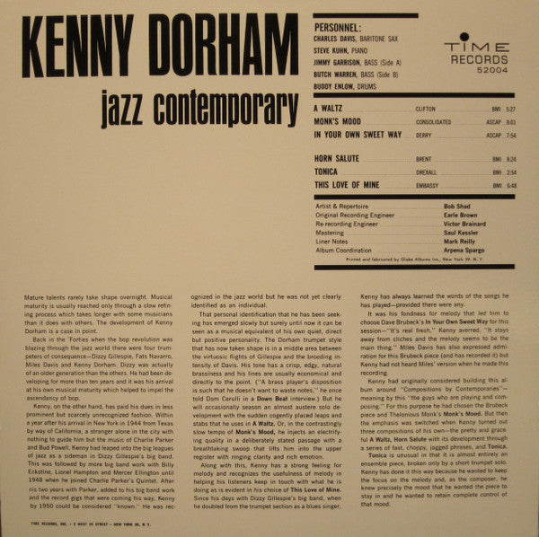 Kenny Dorham - Jazz Contemporary -