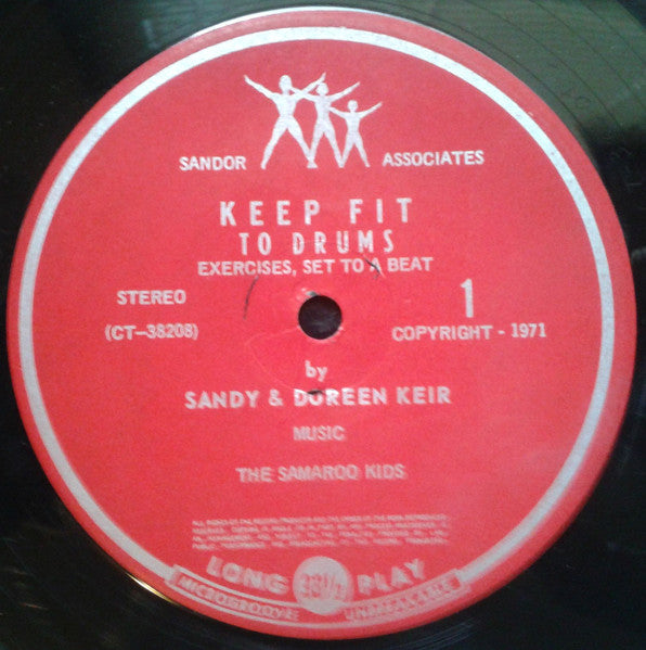 Sandy & Doreen Keir,The Samaroo Kids - ,  Keep Fit To Drums Vinyl Record