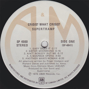 Supertramp - Crisis? What Crisis? - 1975