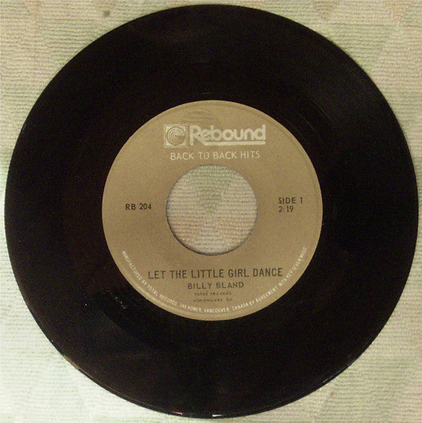 Billy Bland - Let The Little Girl Dance / The Letter