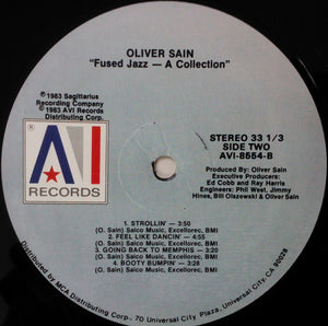 Oliver Sain - Fused Jazz - A Collection - 1983