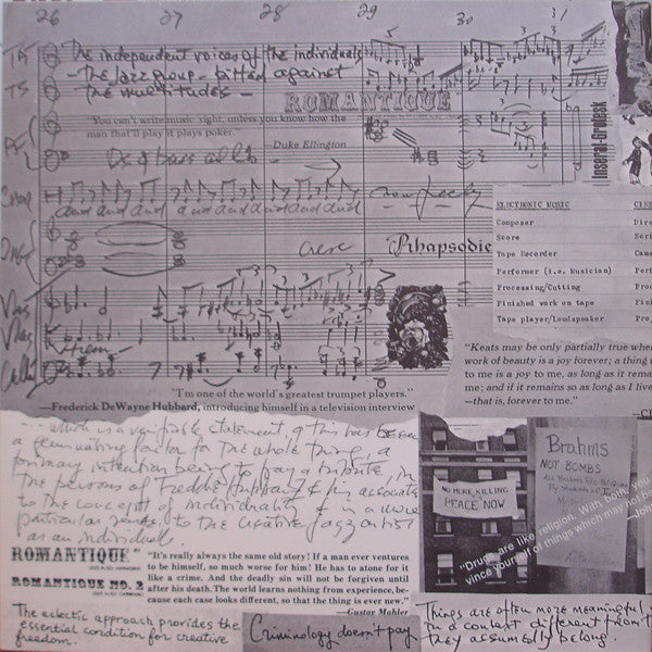 Freddie Hubbard / Ilhan Mimaroglu - Sing Me A Song Of Songmy - 1976