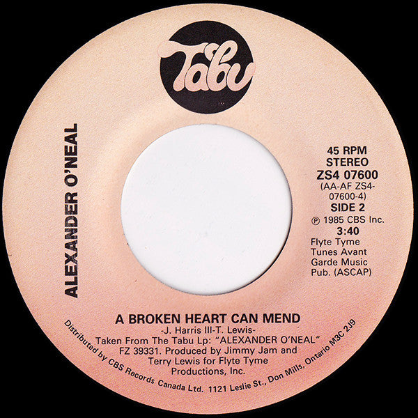 Alexander O'Neal - Criticize - 1987