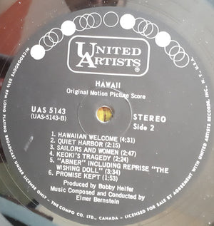 Elmer Bernstein - Hawaii / Original Motion Picture Score