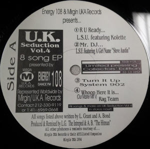 Various - Energy 108 & Mirgin UKA Records Presents U.K. Seduction Vol. 4