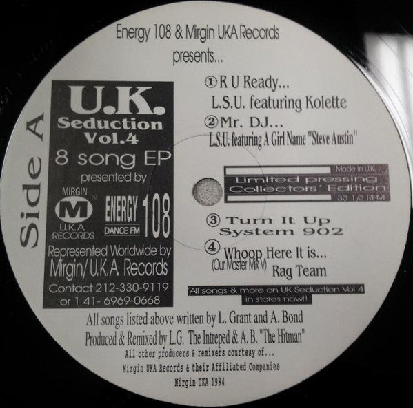 Various - Energy 108 & Mirgin UKA Records Presents U.K. Seduction Vol. 4