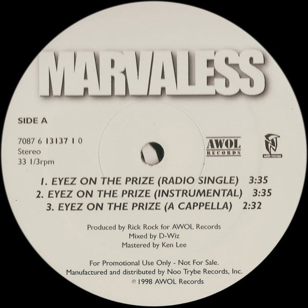 Marvaless - Eyez On The Prize