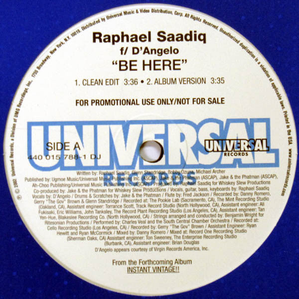 Raphael Saadiq - Be Here