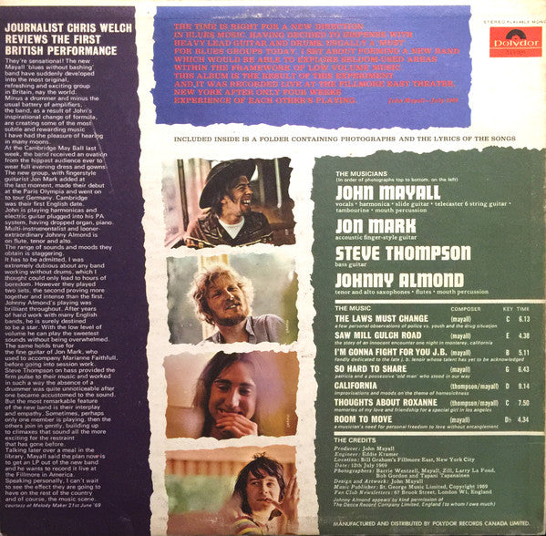 John Mayall - The Turning Point - 1969