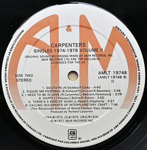 Carpenters - The Singles 1974-1978 - 1978