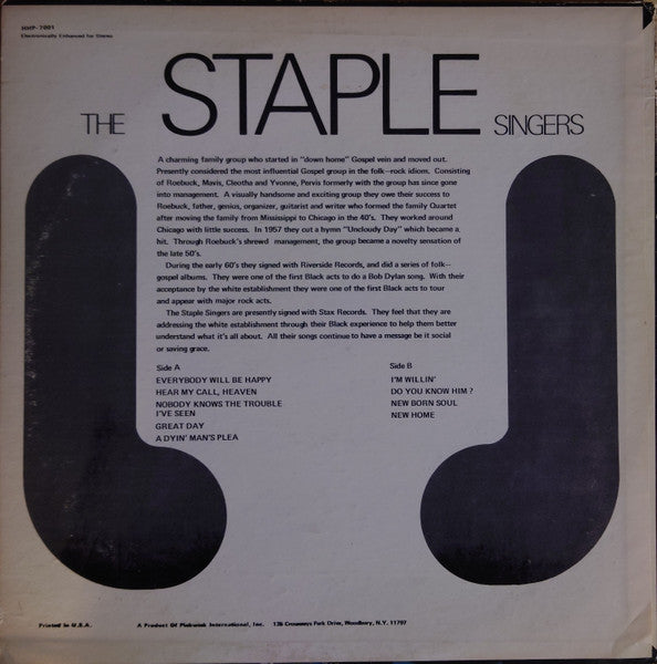The Staple Singers - The Staple Singers