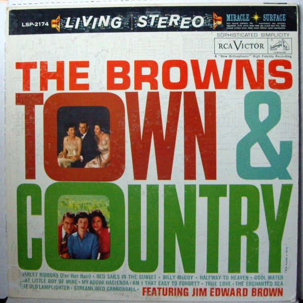 Browns (3), The Featuring Jim Ed Brown - Town & Country - 1960