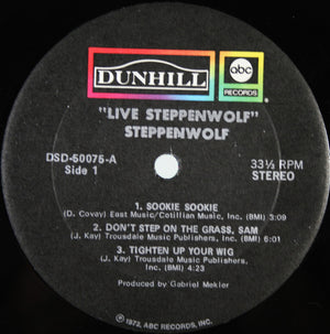Steppenwolf - Live Vinyl Record