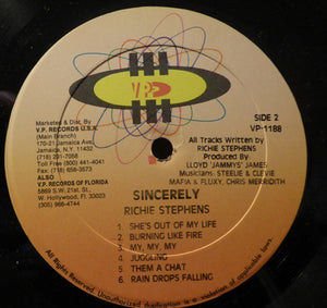 Richie Stephens - Sincerely