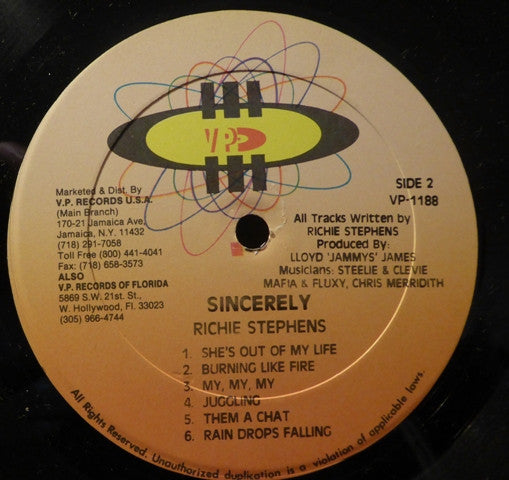 Richie Stephens - Sincerely