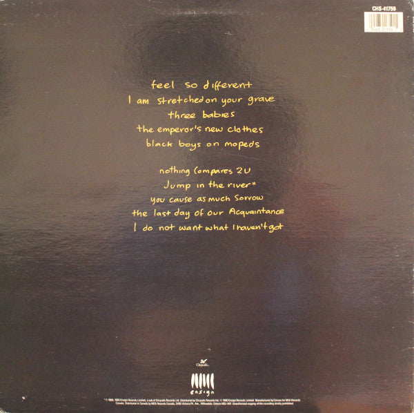 Sinéad O'Connor - I Do Not Want What I Haven't Got - 1990