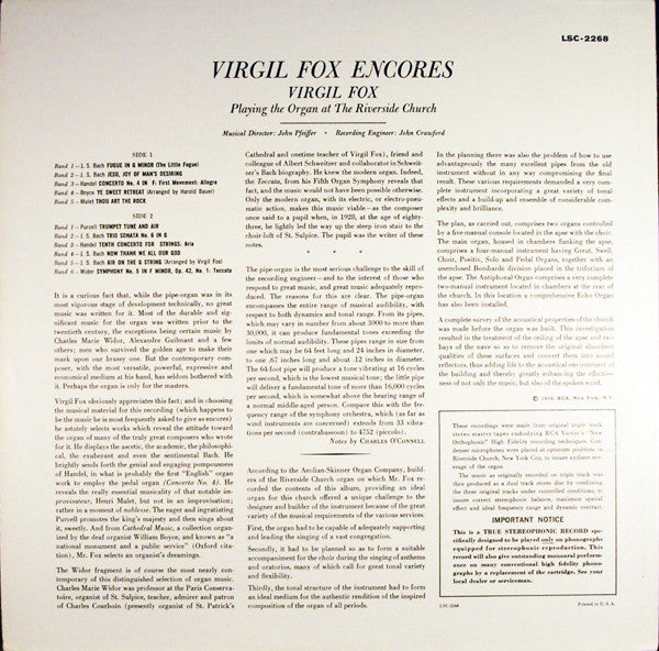 Virgil Fox - Virgil Fox Encores