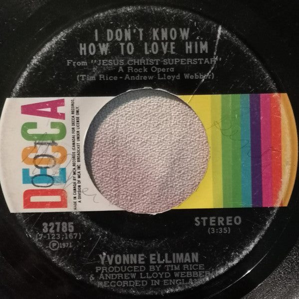Alan Doggett / Yvonne Elliman - Overture: Jesus Christ Superstar / I Don't Know How To Love Him - 1971