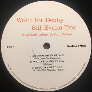 The Bill Evans Trio - Waltz For Debby