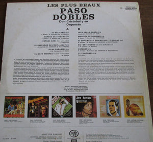 Don Cristobal Y Su Orquesta - Les Plus Beaux Paso Dobles - 1975