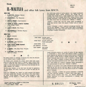 Tony Pace (2) - Il-Maltija And Other Folk Tunes From Malta